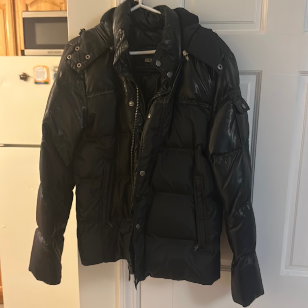 Men’s Medium Guess Jacket with Faux Fur Hood